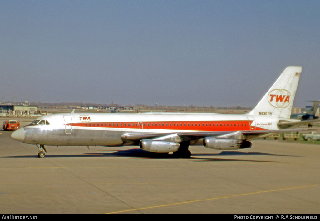 Aircraft Photo of N830TW | Convair 880 (22-1) | Trans World Airlines - TWA | AirHistory.net #12867