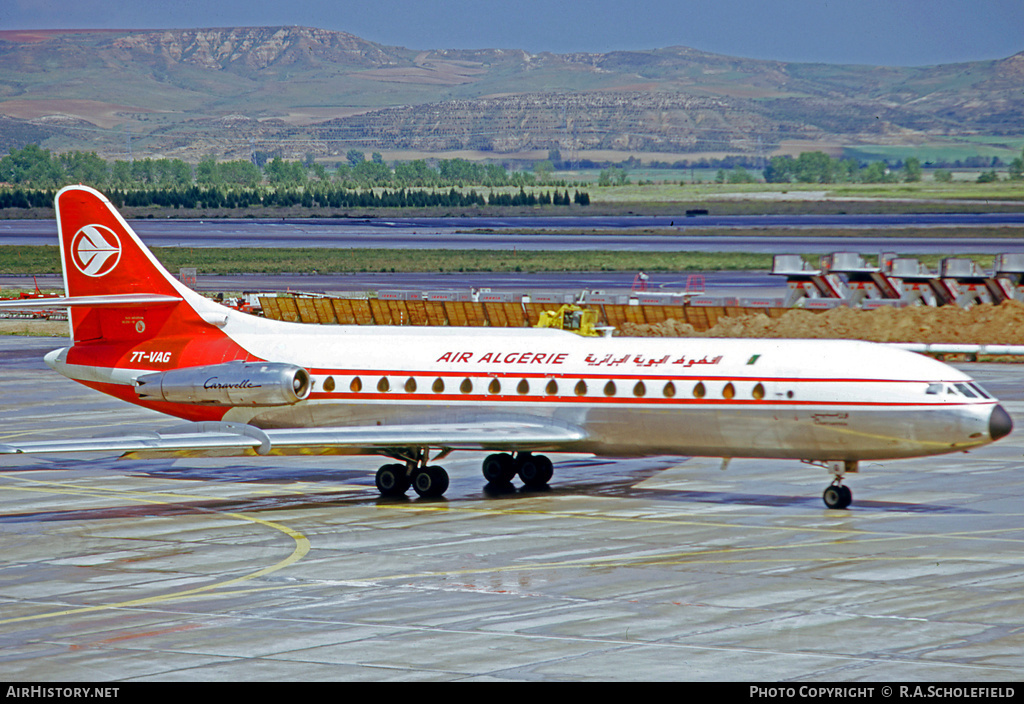 Aircraft Photo of 7T-VAG | Sud SE-210 Caravelle III | Air Algérie | AirHistory.net #12884