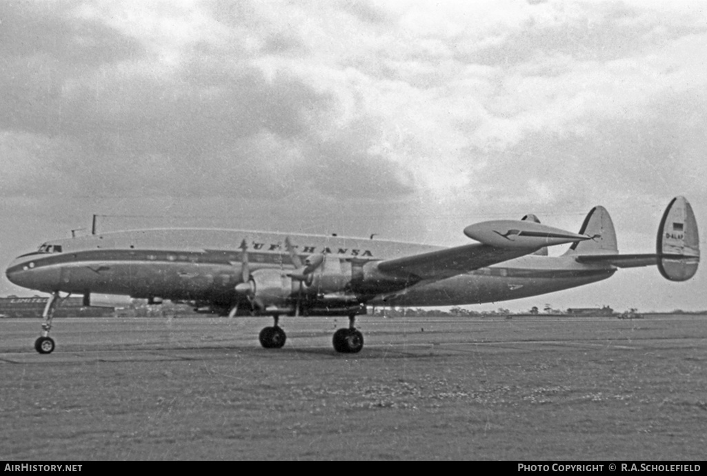 Aircraft Photo of D-ALAP | Lockheed L-1049G Super Constellation | Lufthansa | AirHistory.net #12887