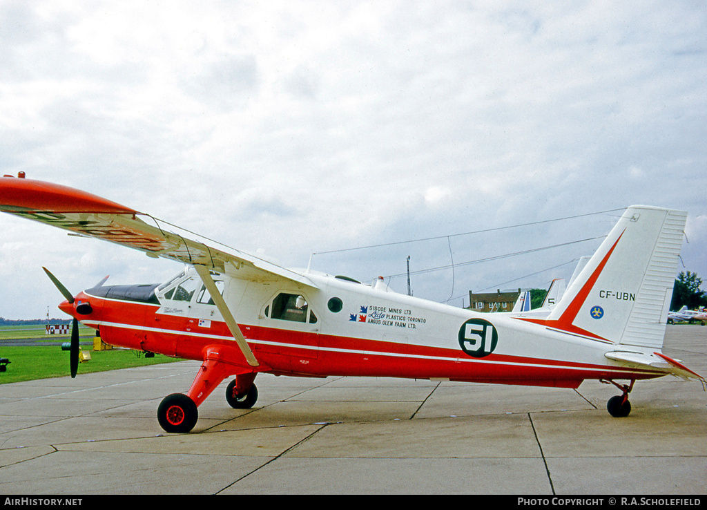 Aircraft Photo of CF-UBN | De Havilland Canada DHC-2 Turbo Beaver Mk.3 | AirHistory.net #12917