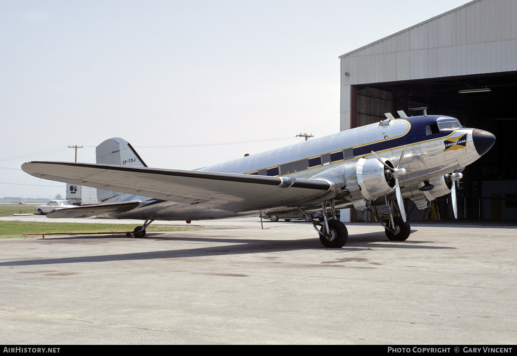 Aircraft Photo of CF-TDJ | Douglas C-49J | Goodyear | AirHistory.net #12931