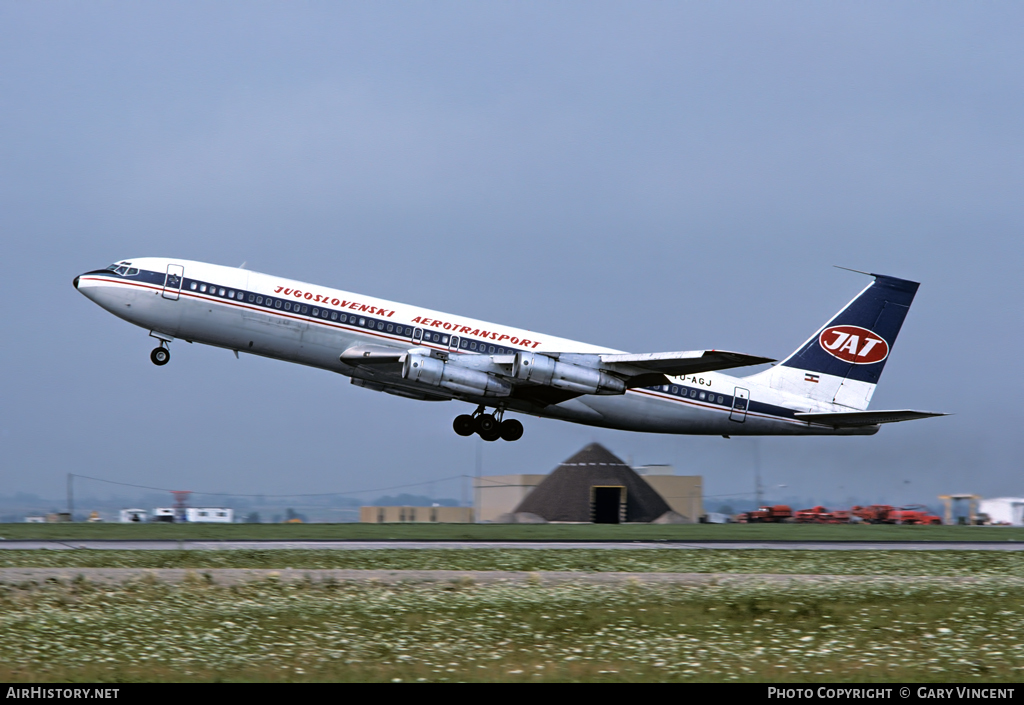Aircraft Photo of YU-AGJ | Boeing 707-351C | JAT Yugoslav Airlines - Jugoslovenski Aerotransport | AirHistory.net #12940