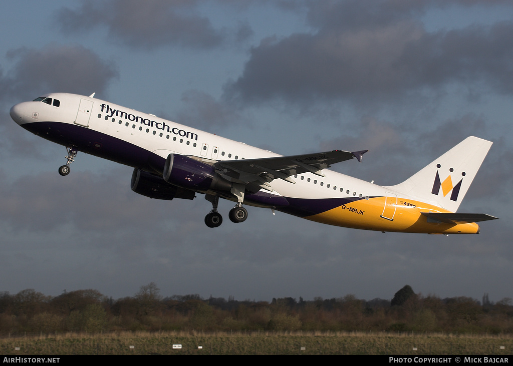 Aircraft Photo of G-MRJK | Airbus A320-214 | Monarch Airlines | AirHistory.net #12946