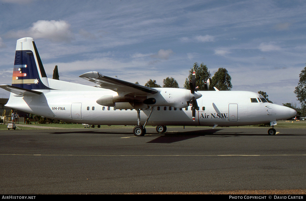 Aircraft Photo of VH-FNA | Fokker 50 | Air NSW | AirHistory.net #12958