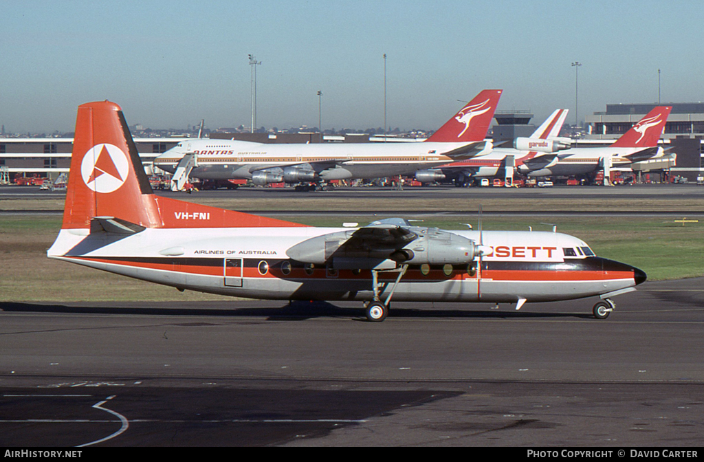Aircraft Photo of VH-FNI | Fokker F27-200 Friendship | Ansett Airlines of Australia | AirHistory.net #12963