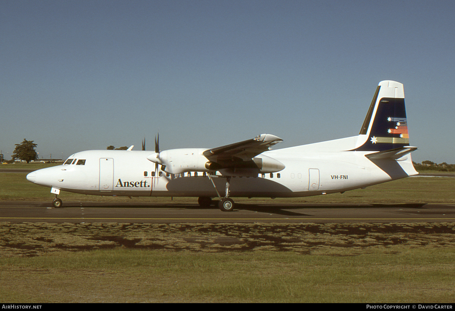 Aircraft Photo of VH-FNI | Fokker 50 | Ansett | AirHistory.net #12964