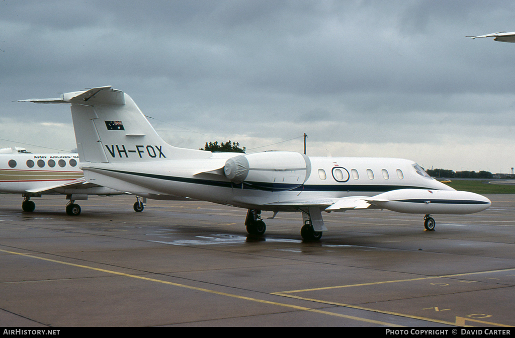 Aircraft Photo of VH-FOX | Gates Learjet 35A | AirHistory.net #12968