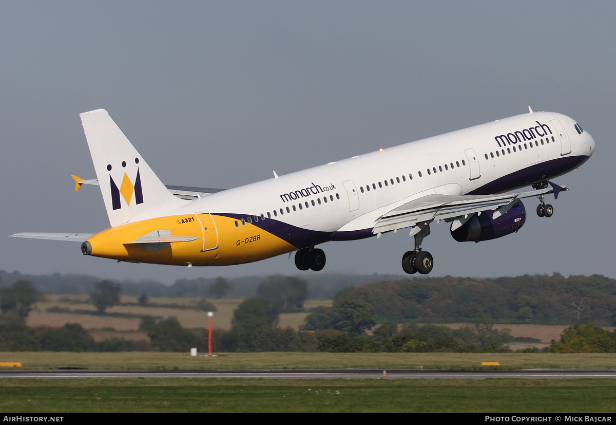 Aircraft Photo of G-OZBR | Airbus A321-231 | Monarch Airlines | AirHistory.net #12974