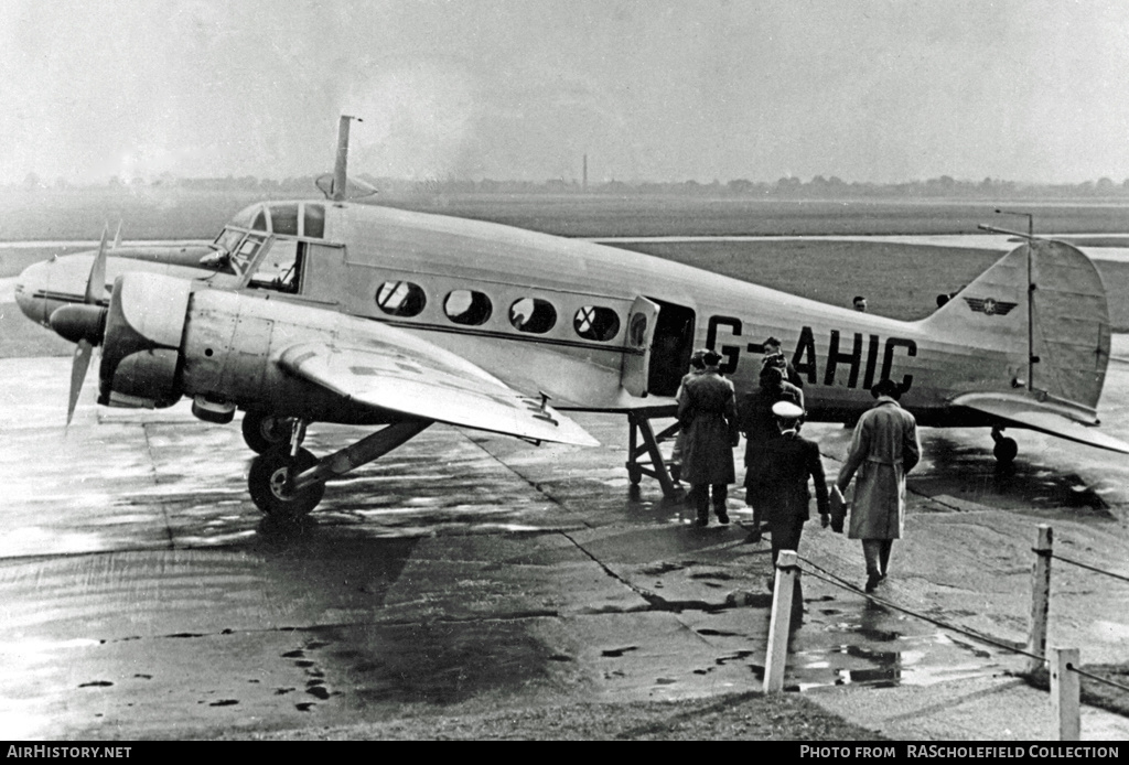 Aircraft Photo of G-AHIC | Avro 652A Nineteen Srs.1 | Railway Air Services | AirHistory.net #12982