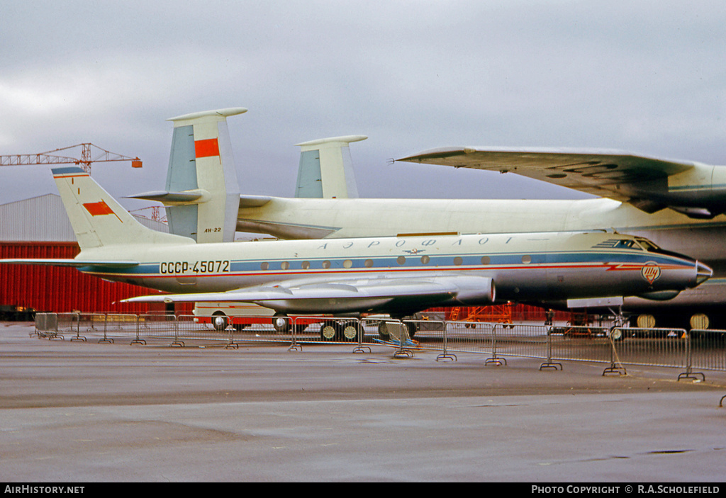 Aircraft Photo of CCCP-45072 | Tupolev Tu-124V | Aeroflot | AirHistory.net #12992