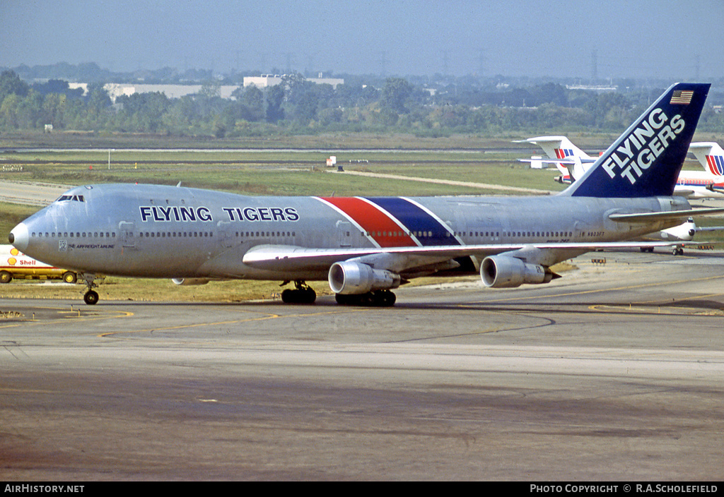Aircraft Photo of N803FT | Boeing 747-132(SF) | Flying Tigers | AirHistory.net #13006