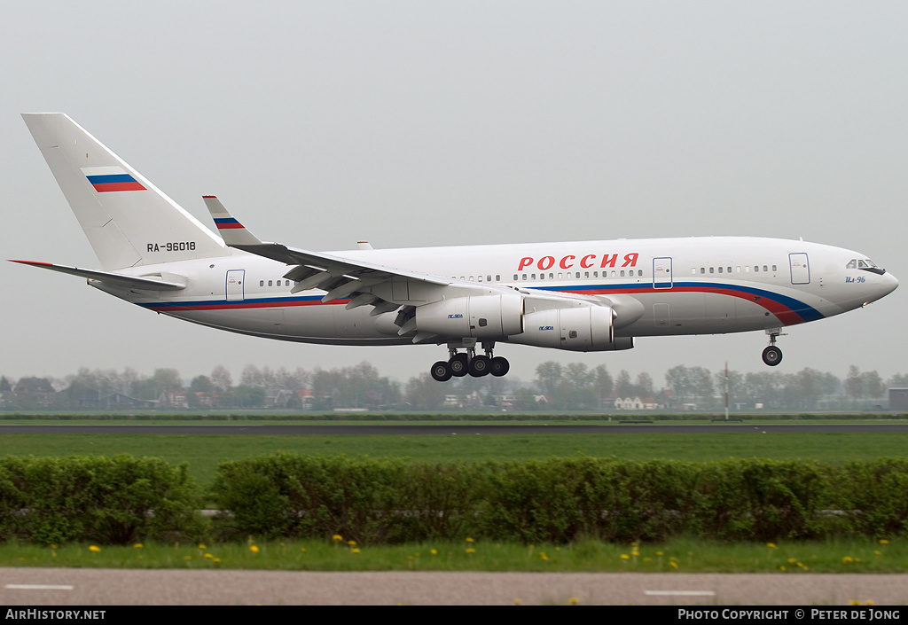 Aircraft Photo of RA-96018 | Ilyushin Il-96-300 | Rossiya - Special Flight Detachment | AirHistory.net #13014