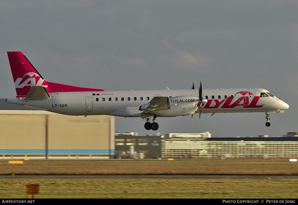 Aircraft Photo of LY-SBK | Saab 2000 | FlyLAL - Lithuanian Airlines | AirHistory.net #13017