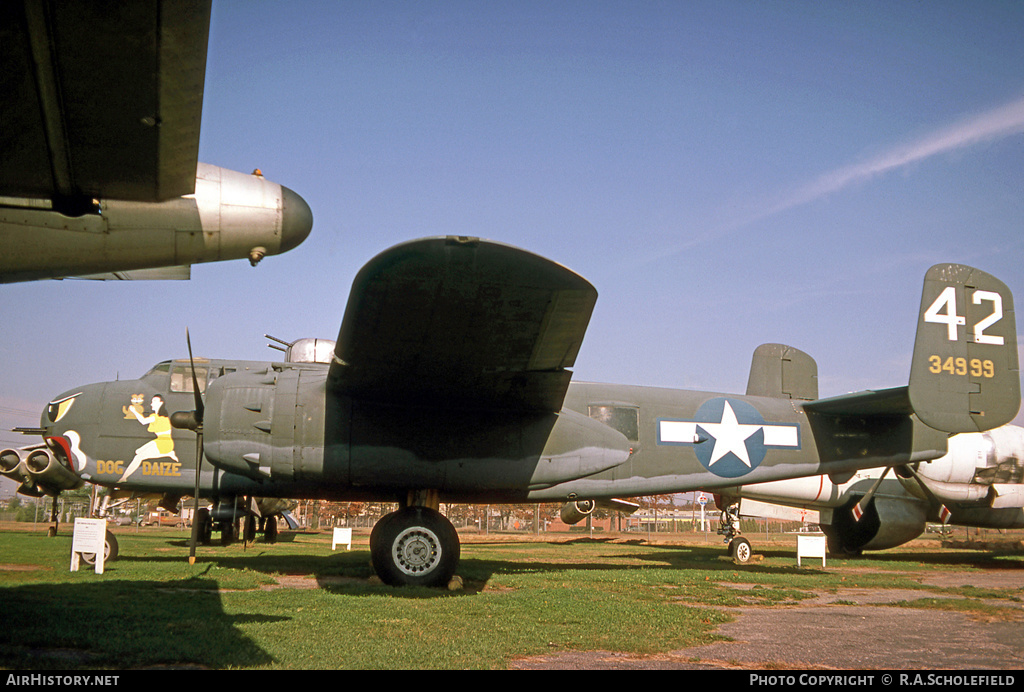 Aircraft Photo of 43-4999 / 34999 | North American B-25H Mitchell | USA - Air Force | AirHistory.net #13030