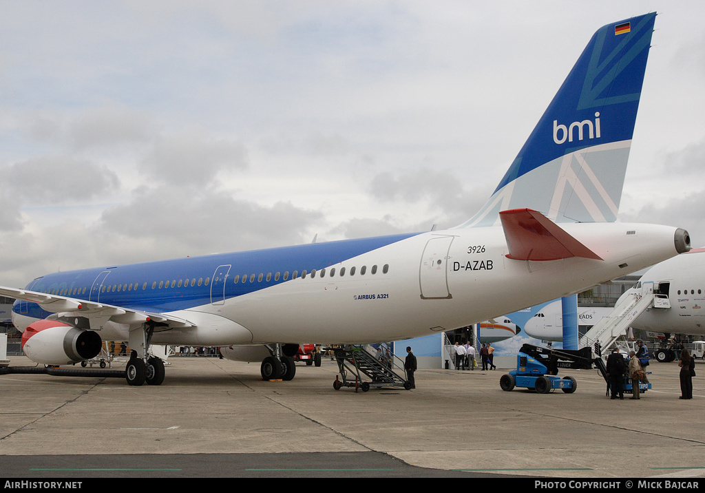 Aircraft Photo of D-AZAB | Airbus A321-231 | BMI - British Midland International | AirHistory.net #13050