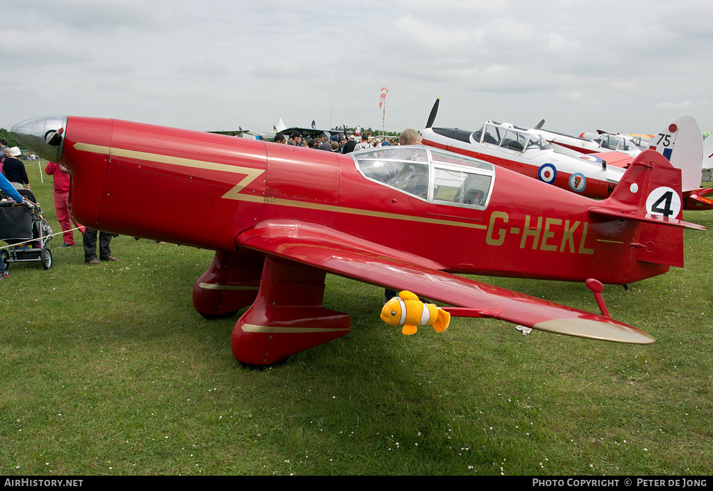 Aircraft Photo of G-HEKL | Percival E.2 Replica Mew Gull | AirHistory.net #13085