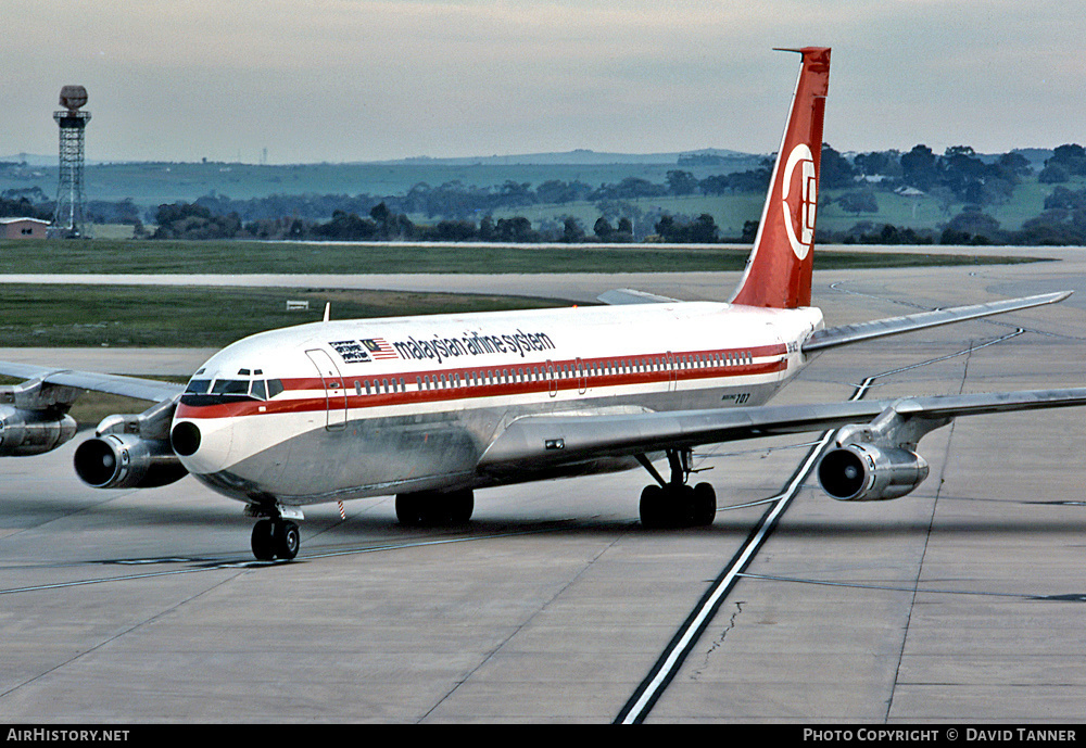 Aircraft Photo of 9M-MCR | Boeing 707-338C | Malaysian Airline System - MAS | AirHistory.net #13096