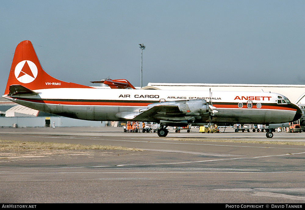 Aircraft Photo of VH-RMC | Lockheed L-188A(F) Electra | Ansett Airlines of Australia Air Cargo | AirHistory.net #13099