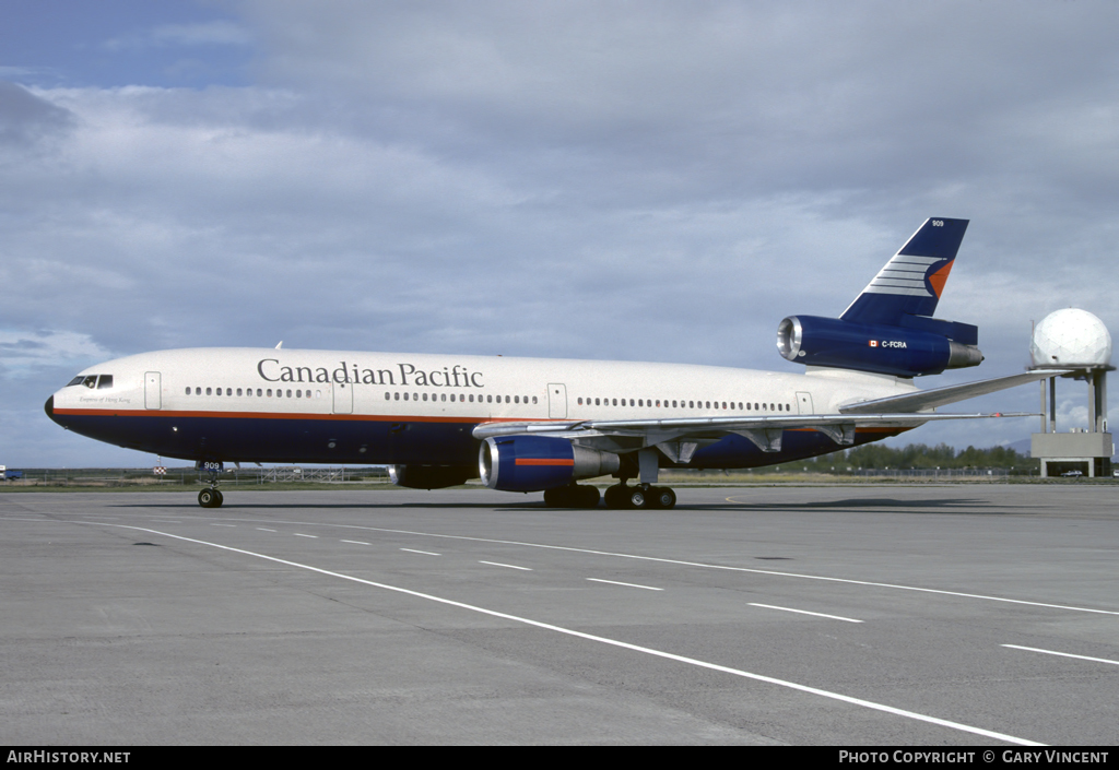 Aircraft Photo of C-FCRA | McDonnell Douglas DC-10-30 | Canadian Pacific - Canadien Pacifique | AirHistory.net #13109