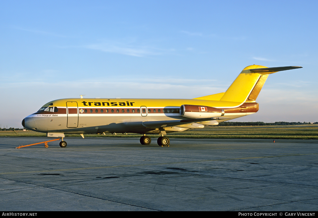 Aircraft Photo of CF-TAY | Fokker F28-1000 Fellowship | Transair | AirHistory.net #13112