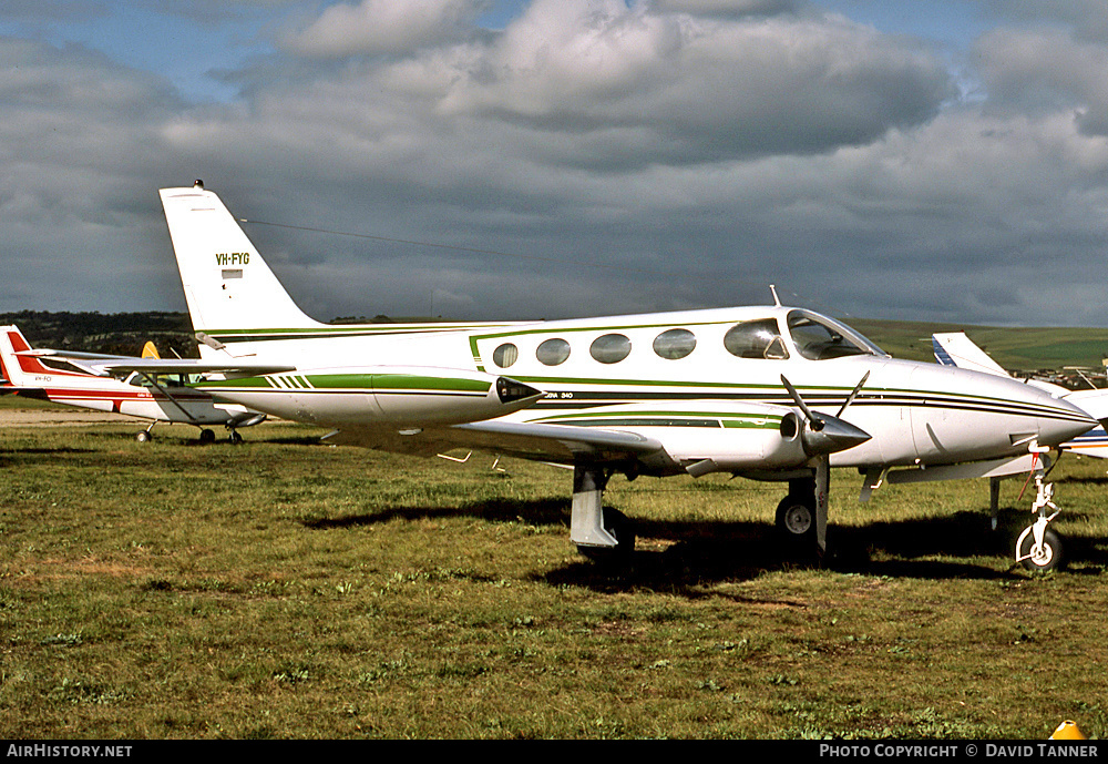 Aircraft Photo of VH-FYG | Cessna 340 | AirHistory.net #13127