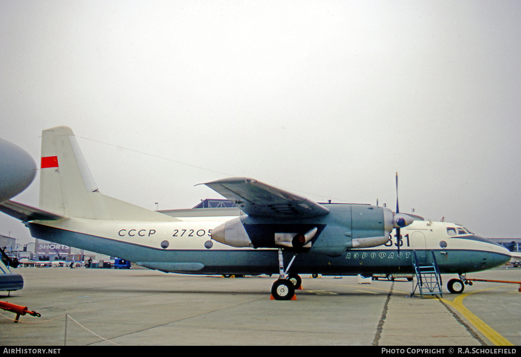 Aircraft Photo of CCCP-27205 | Antonov An-26 | Aeroflot | AirHistory.net #13159