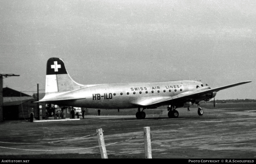 Aircraft Photo of HB-ILO | Douglas DC-4-1009 | Swissair - Swiss Air Lines | AirHistory.net #13164