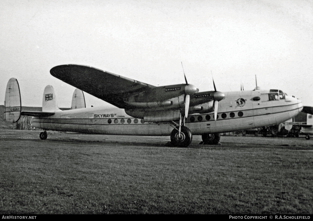 Aircraft Photo of G-AGNY | Avro 685 York C1 | Skyways of London | AirHistory.net #13180