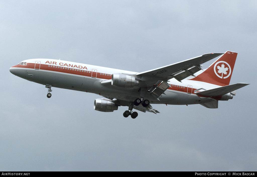 Aircraft Photo of C-GAGI | Lockheed L-1011-385-3 TriStar 500 | Air Canada | AirHistory.net #13191