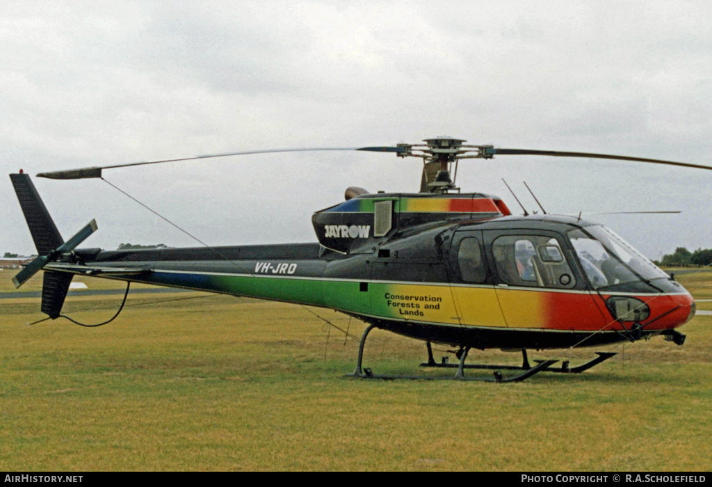 Aircraft Photo of VH-JRD | Aerospatiale AS-350D AStar Mk3 | Jayrow Helicopters | AirHistory.net #13207