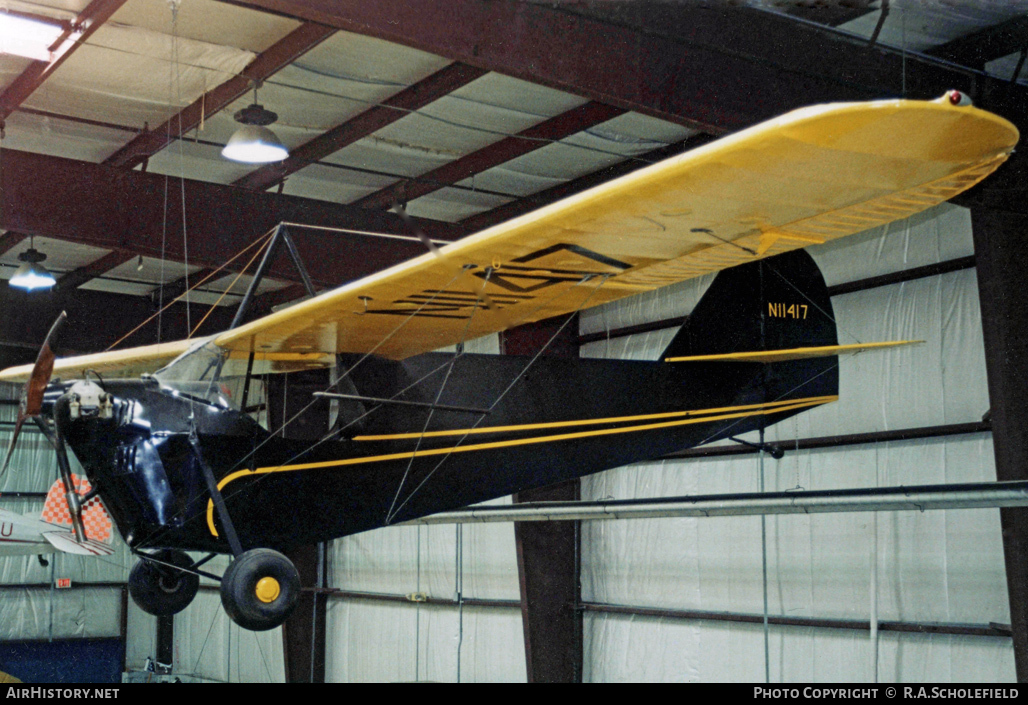 Aircraft Photo of N11417 | Aeronca C-2N Deluxe Scout | AirHistory.net #13208