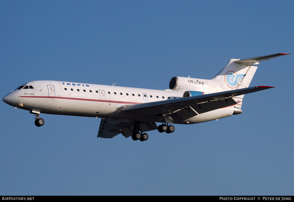 Aircraft Photo of UR-CER | Yakovlev Yak-42D | Tavrey Airlines | AirHistory.net #13211