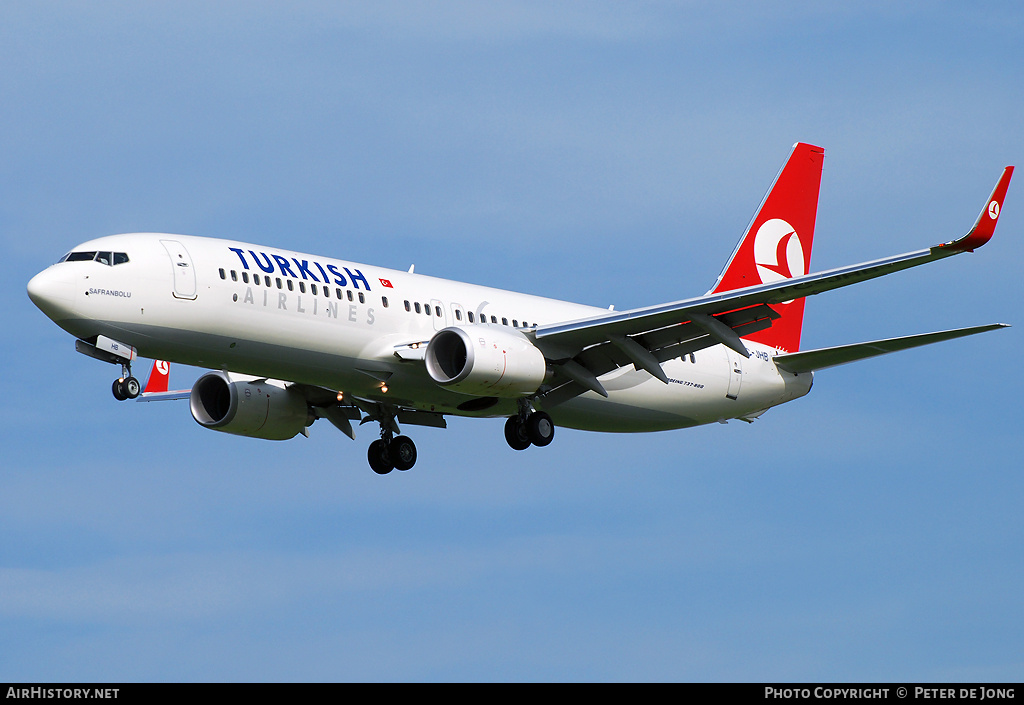 Aircraft Photo of TC-JHB | Boeing 737-8F2 | Turkish Airlines | AirHistory.net #13215