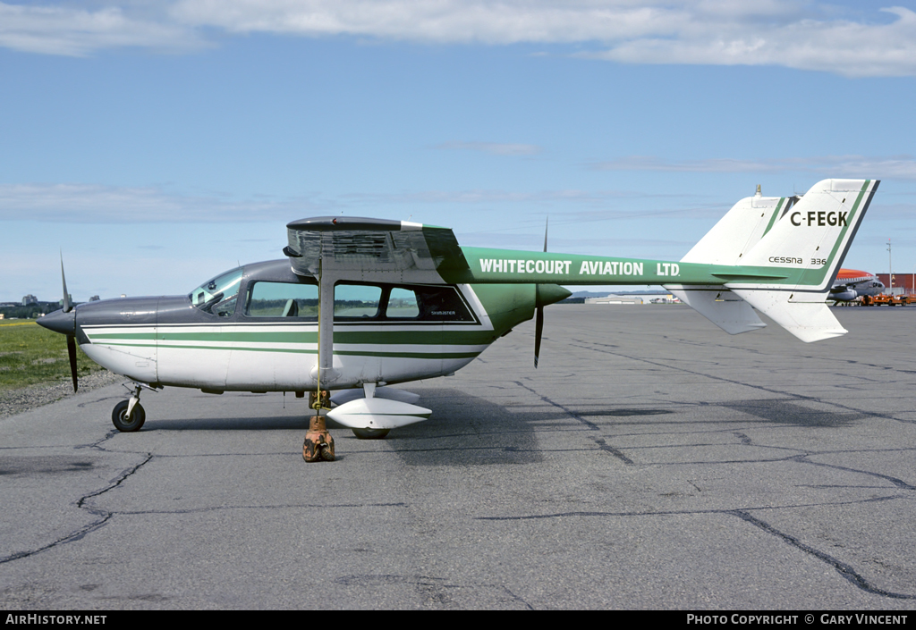 Aircraft Photo of C-FEGK | Cessna 336 Skymaster | Whitecourt Aviation | AirHistory.net #13225