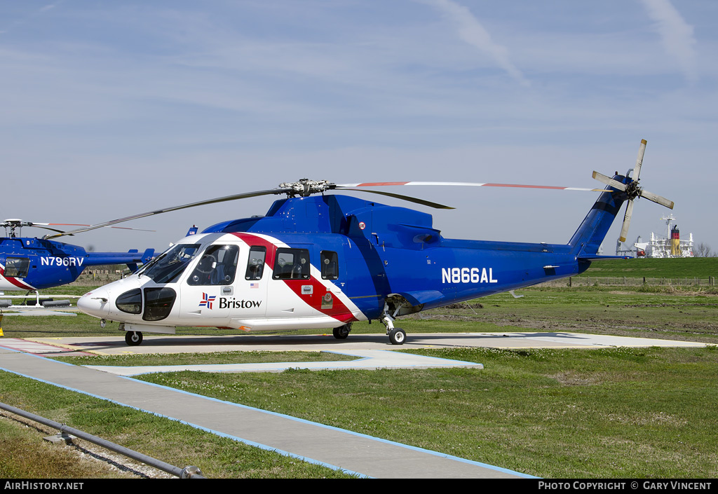 Aircraft Photo of N866AL | Sikorsky S-76C+ | Bristow Helicopters | AirHistory.net #13226