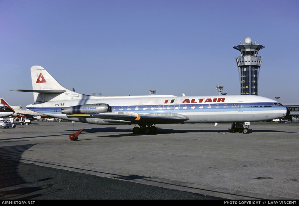 Aircraft Photo of I-GISE | Sud SE-210 Caravelle III | Altair Linee Aeree | AirHistory.net #13227