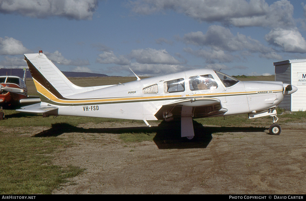 Aircraft Photo of VH-FSD | Piper PA-28R-201 Arrow III | AirHistory.net #13236