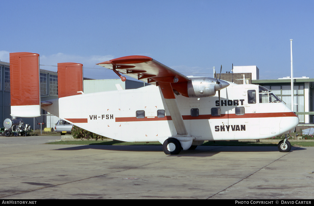 Aircraft Photo of VH-FSH | Short SC.7 Skyvan 3-300 | AirHistory.net #13238