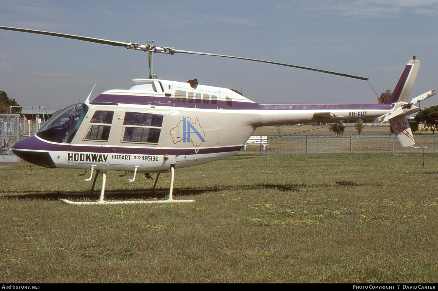 Aircraft Photo of VH-FUT | Bell 206B-3 JetRanger III | Hookway | AirHistory.net #13247
