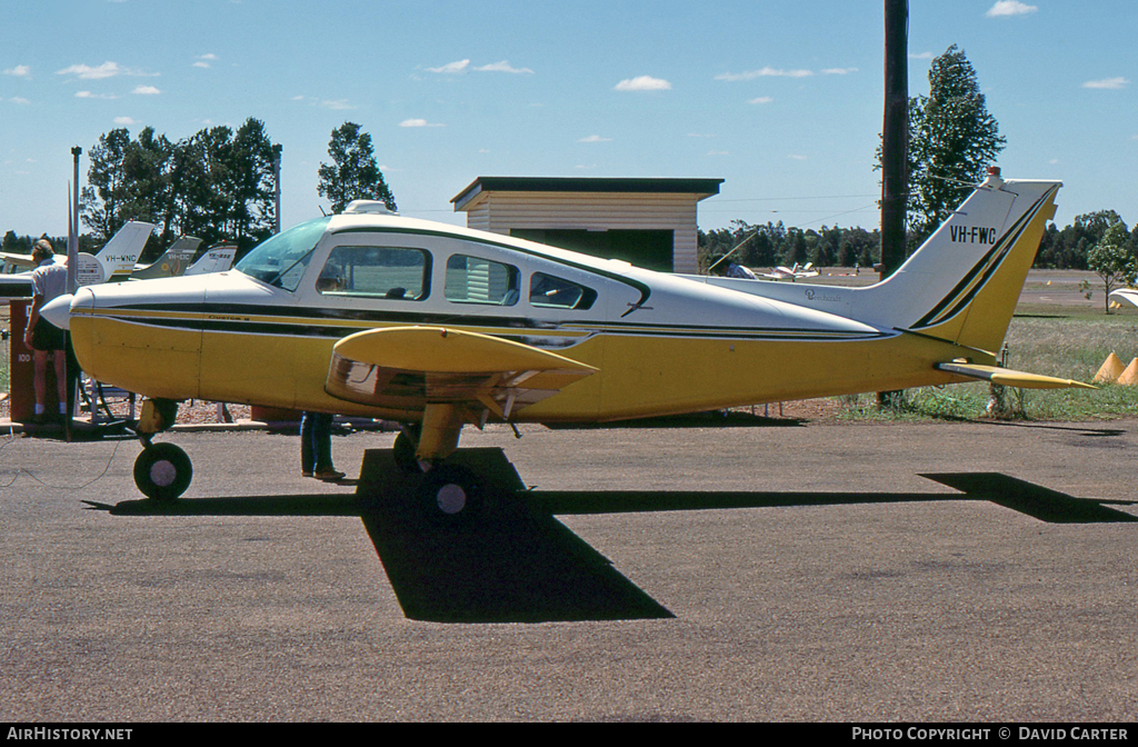 Aircraft Photo of VH-FWC | Beech A23A Musketeer Custom III | AirHistory.net #13252