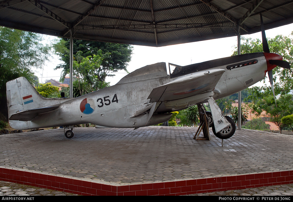 Aircraft Photo of 354 | North American P-51D Mustang | Netherlands East Indies - Air Force | AirHistory.net #13263