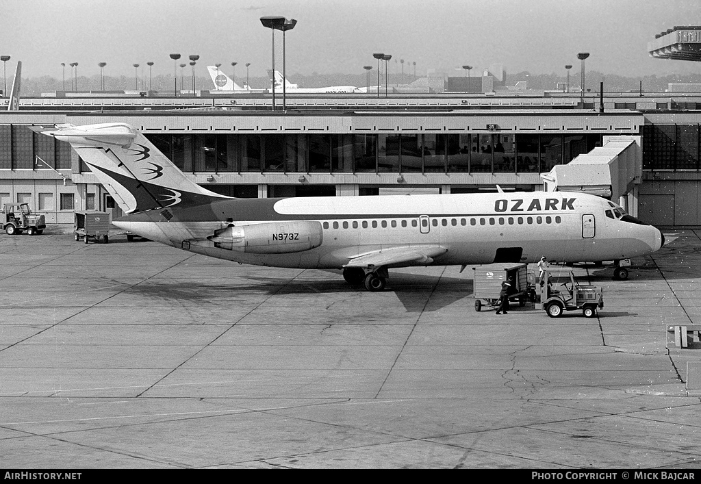 Aircraft Photo of N973Z | McDonnell Douglas DC-9-15 | Ozark Air Lines | AirHistory.net #13269