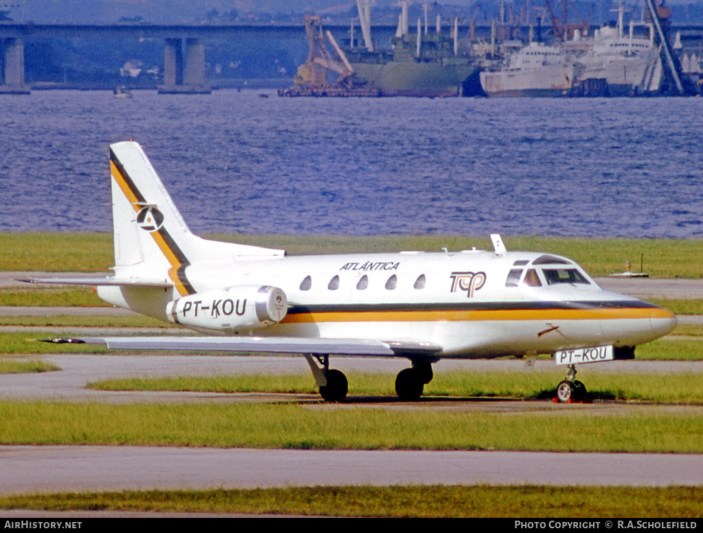 Aircraft Photo of PT-KOU | North American Rockwell NA-306 Sabreliner 60 | Atlântica Top | AirHistory.net #13290