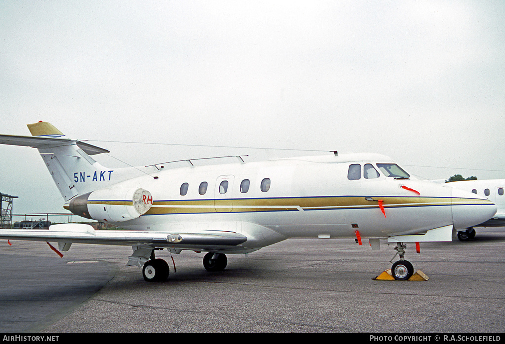 Aircraft Photo of 5N-AKT | Hawker Siddeley HS-125-3B | AirHistory.net #13296