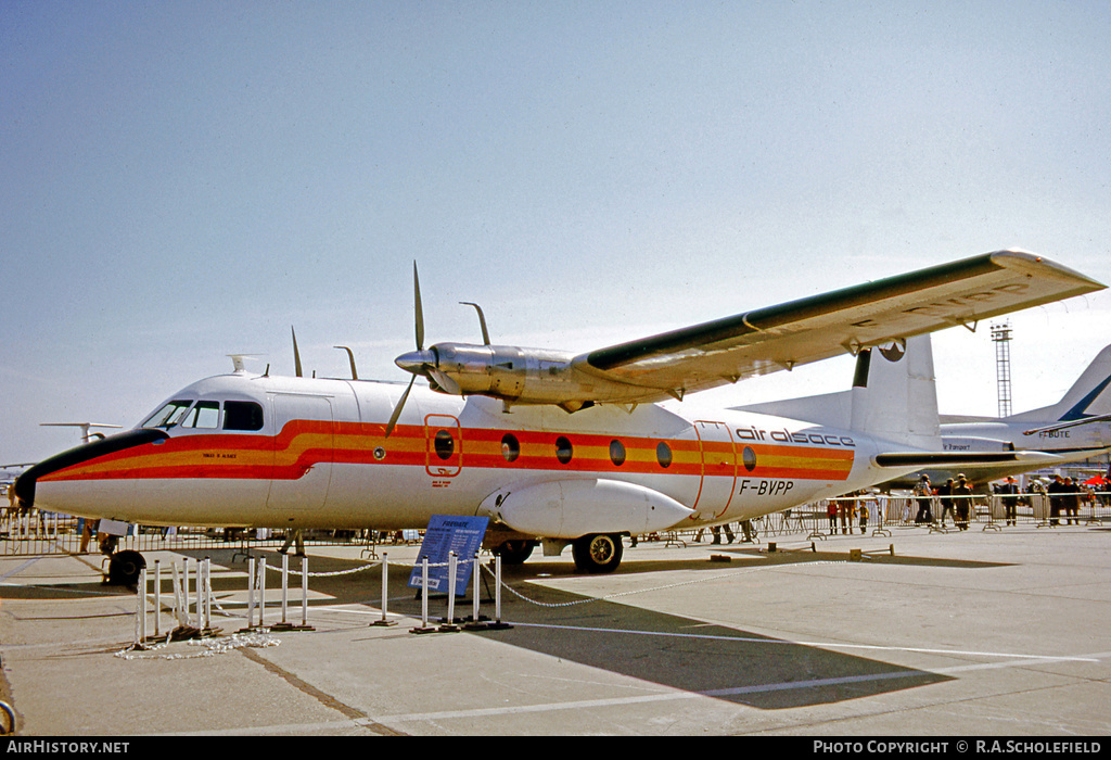 Aircraft Photo of F-BVPP | Nord 262A-33 | Air Alsace | AirHistory.net #13304