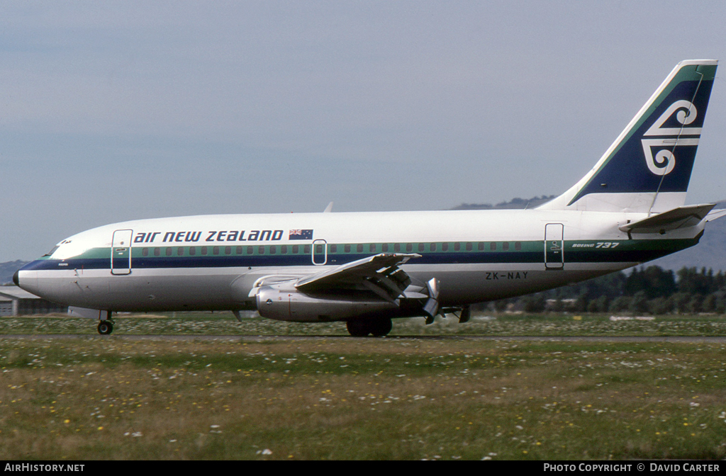 Aircraft Photo of ZK-NAY | Boeing 737-219/Adv | Air New Zealand | AirHistory.net #13348