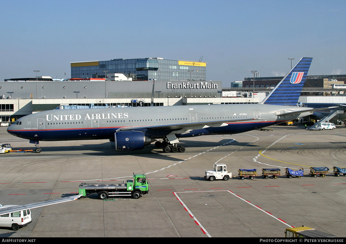 Aircraft Photo of N778UA | Boeing 777-222 | United Airlines | AirHistory.net #13371