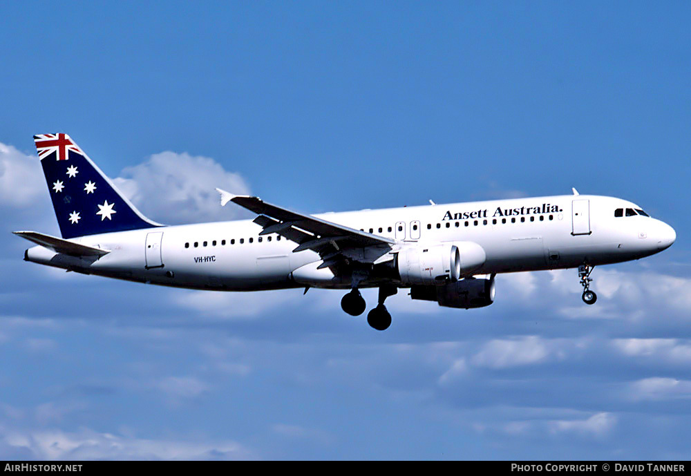 Aircraft Photo of VH-HYC | Airbus A320-211 | Ansett Australia | AirHistory.net #13388