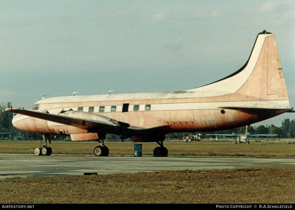 Aircraft Photo of N240BN | Convair 240-0 | AirHistory.net #13394