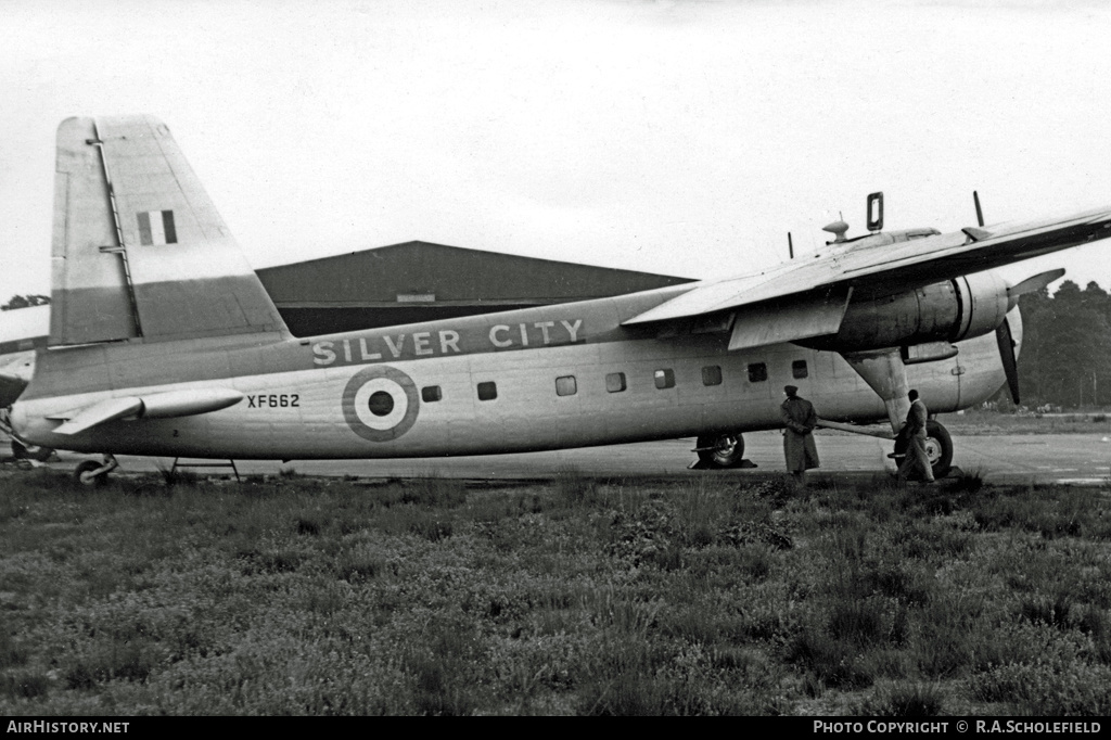 Aircraft Photo of XF662 | Bristol 170 Freighter Mk21 | Silver City Airways | AirHistory.net #13408
